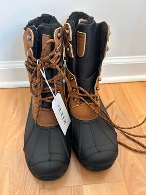 Waterproof Men’s Winter Boots in Black and Brown